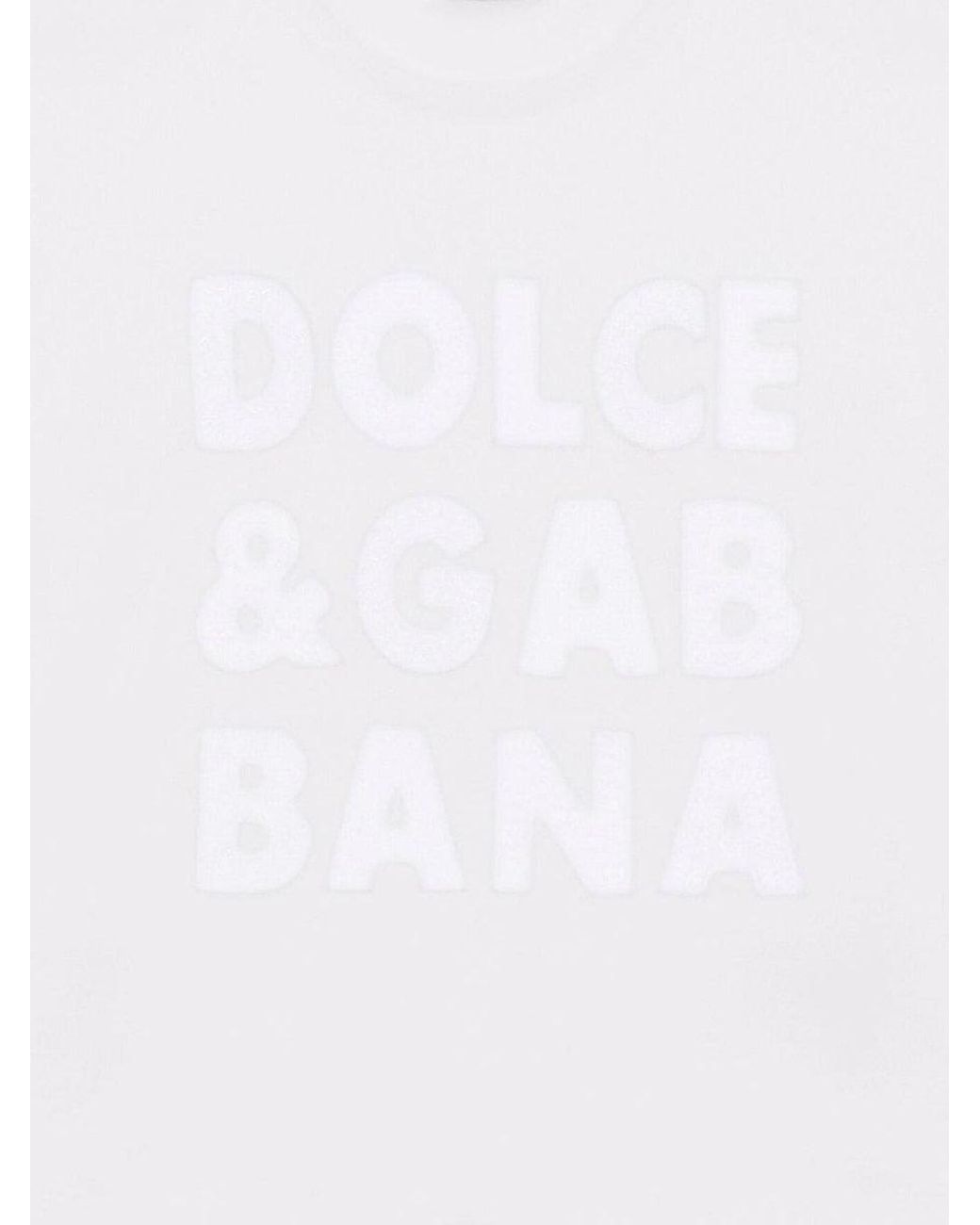Dolce & Gabbana White Dolce & Gabbana Short Sleeve T-Shirt