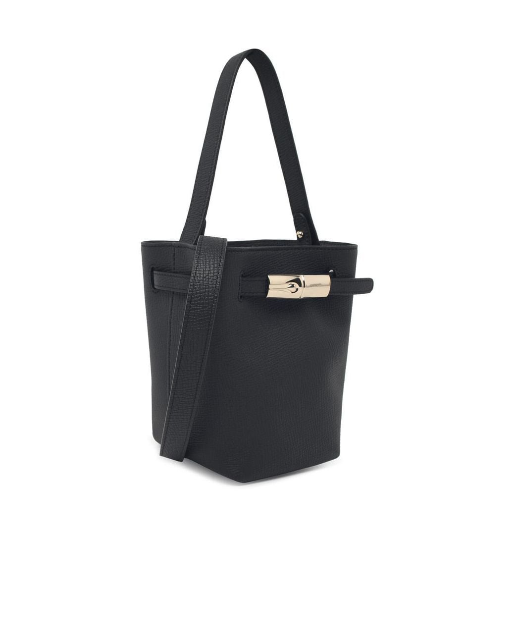 Longchamp Black 'Le Smart Flow' Lear Bag
