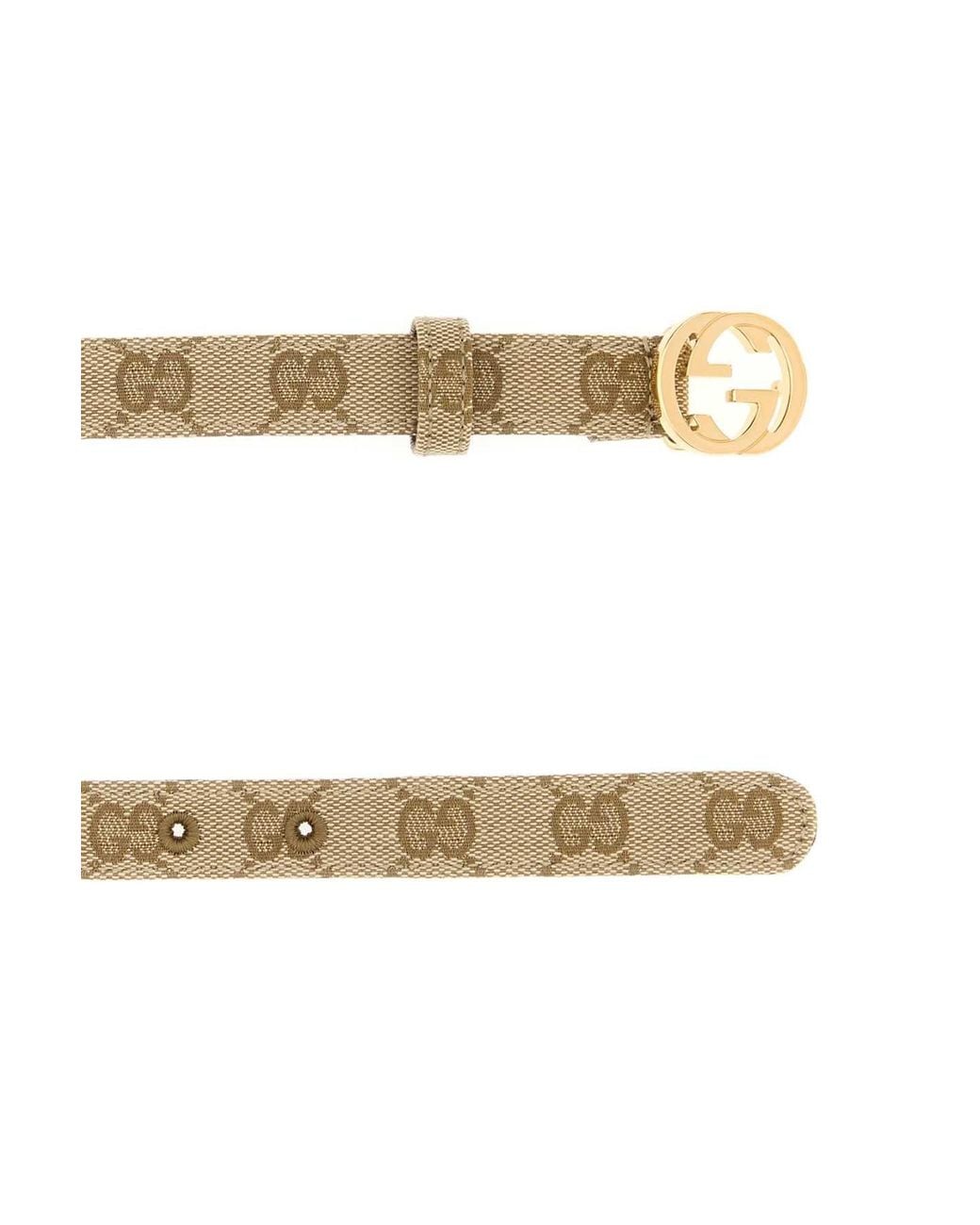 Gucci Multicolor Gg Fabric Belt