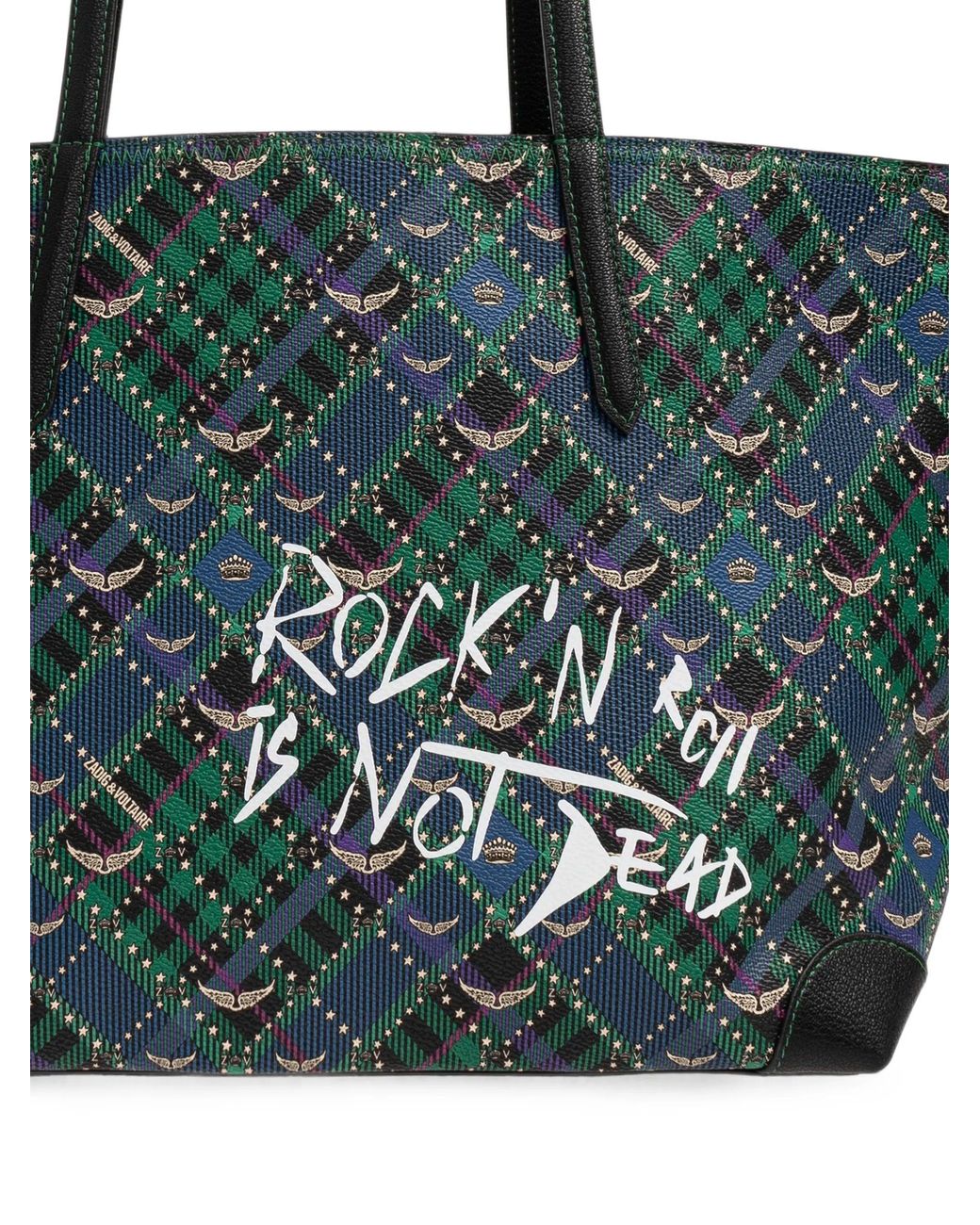 Zadig & Voltaire Blue Z Shopper Punk Check