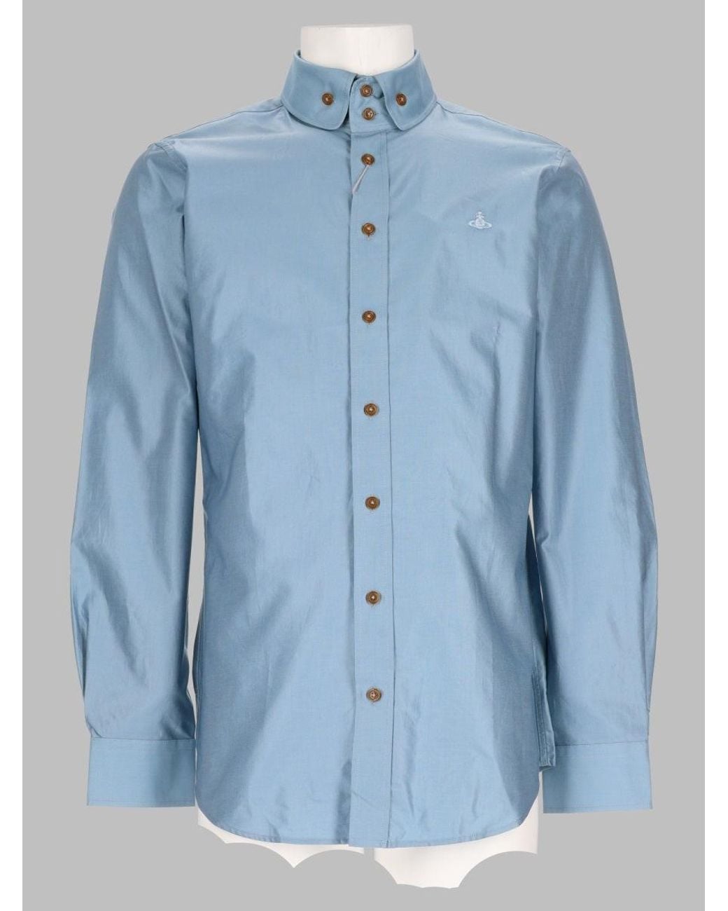 Vivienne Westwood Blue Casual Button-Up Shirt for men