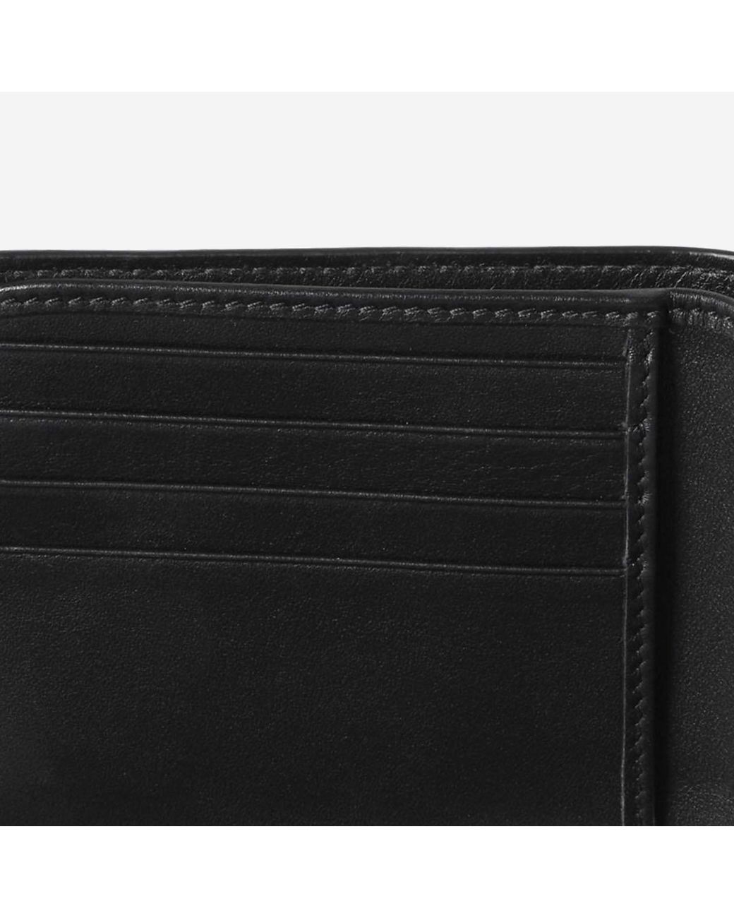 Gucci Black Gg Marmont Bi-Fold Wallet Leather & Cardholders