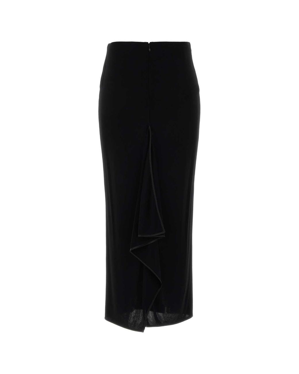 Valentino Garavani Black Viscose Skirt