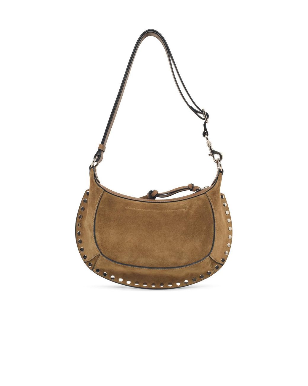 Isabel Marant White 'Oskan Moon' Suede Bag