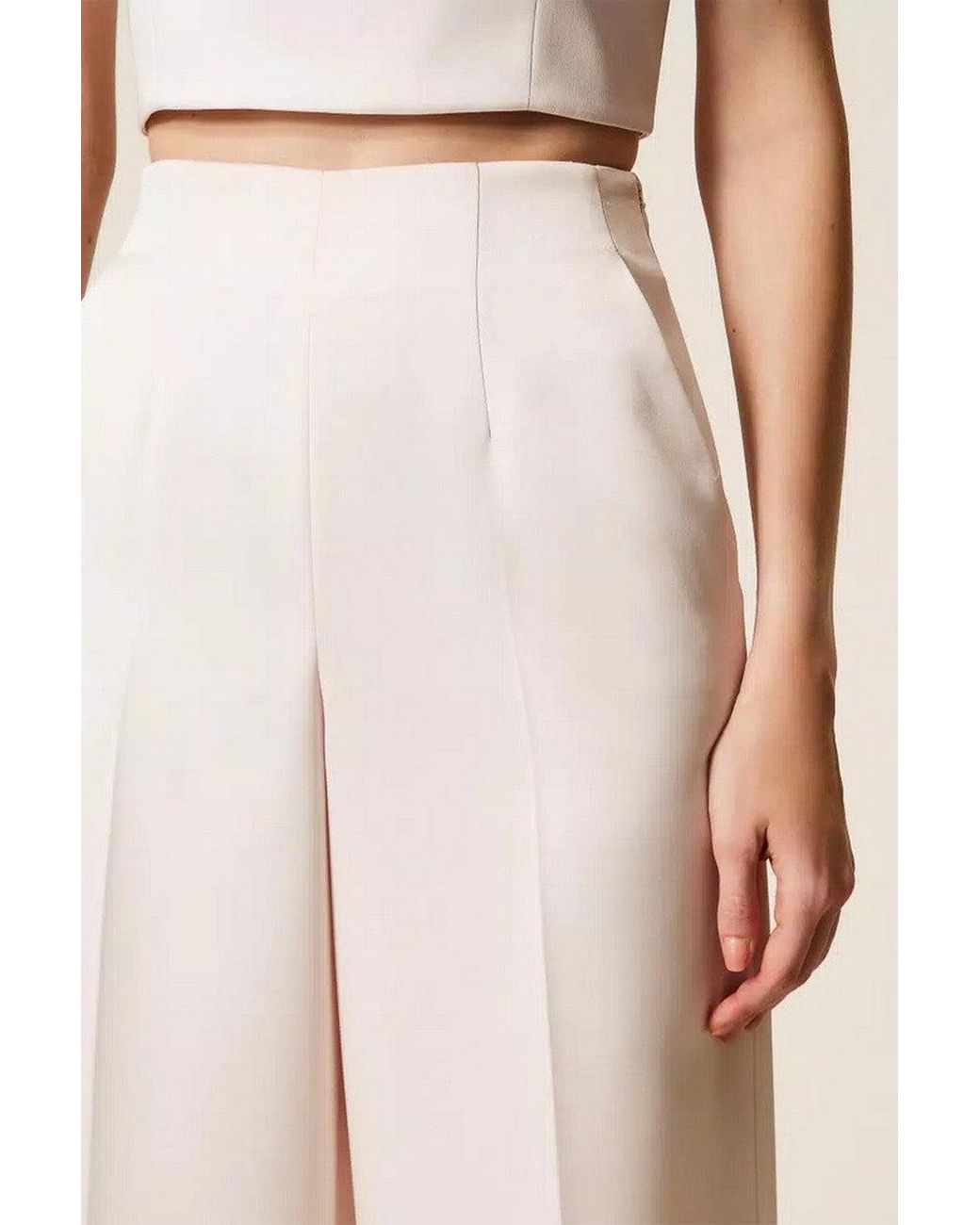 Sable gemelo Twinset de color White