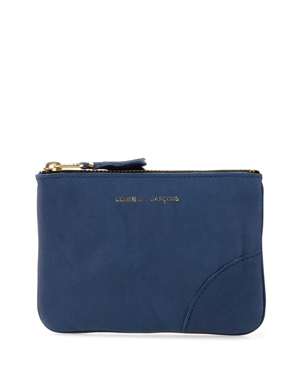 Comme des Garçons Blue Comme Des Garcons Leather Pouch for men