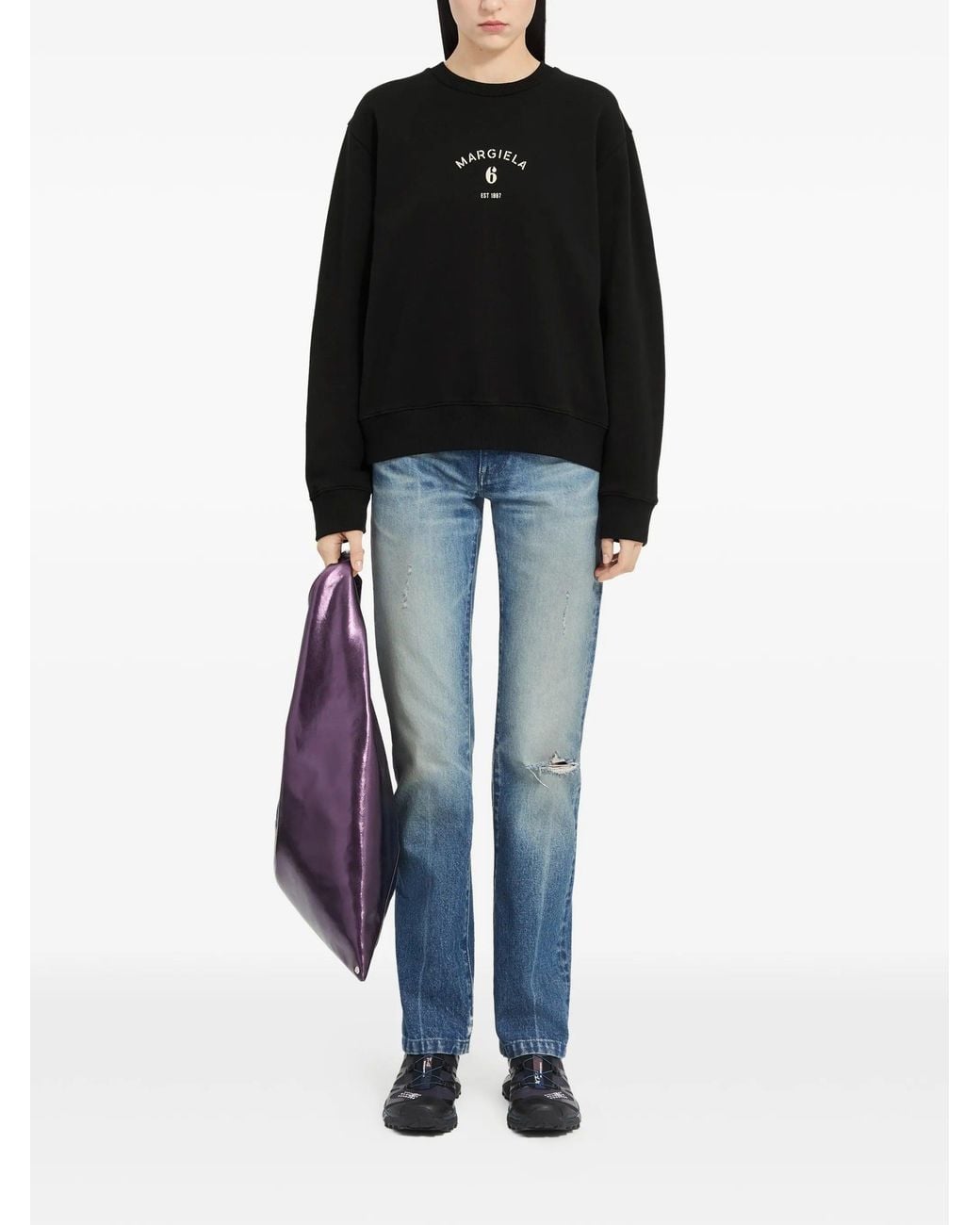 MM6 by Maison Margiela Black Sweatshirt