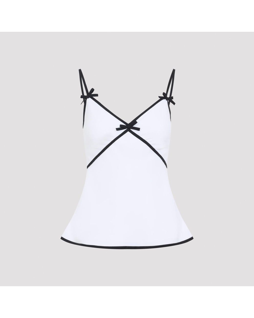 Moschino White Bow Top