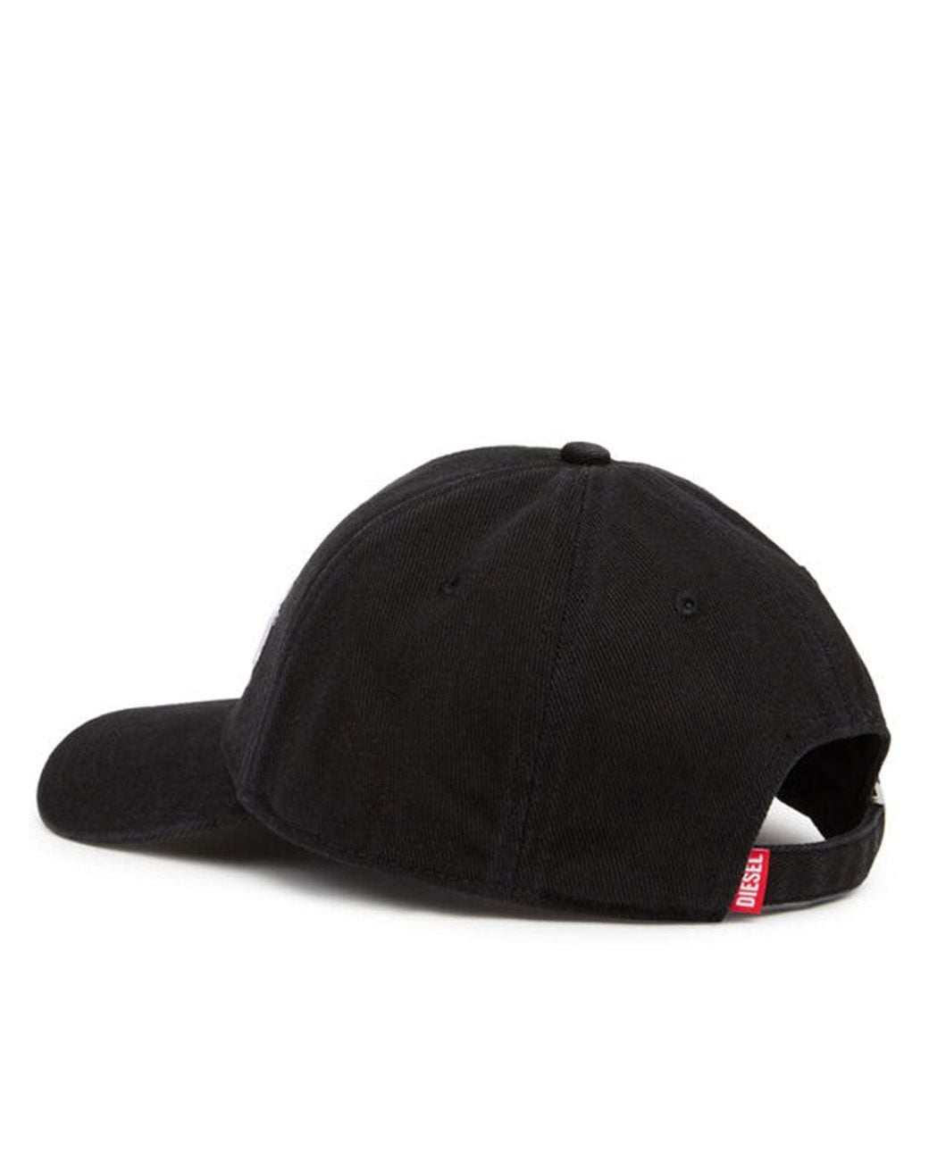 DIESEL Black Cappello Da Baseball for men