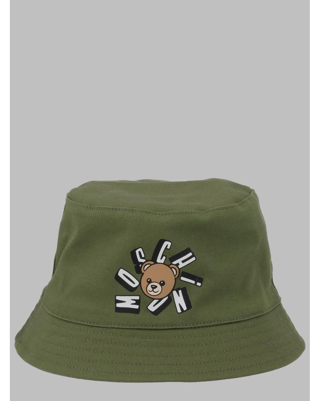 Moschino Green Hat With Gift Box