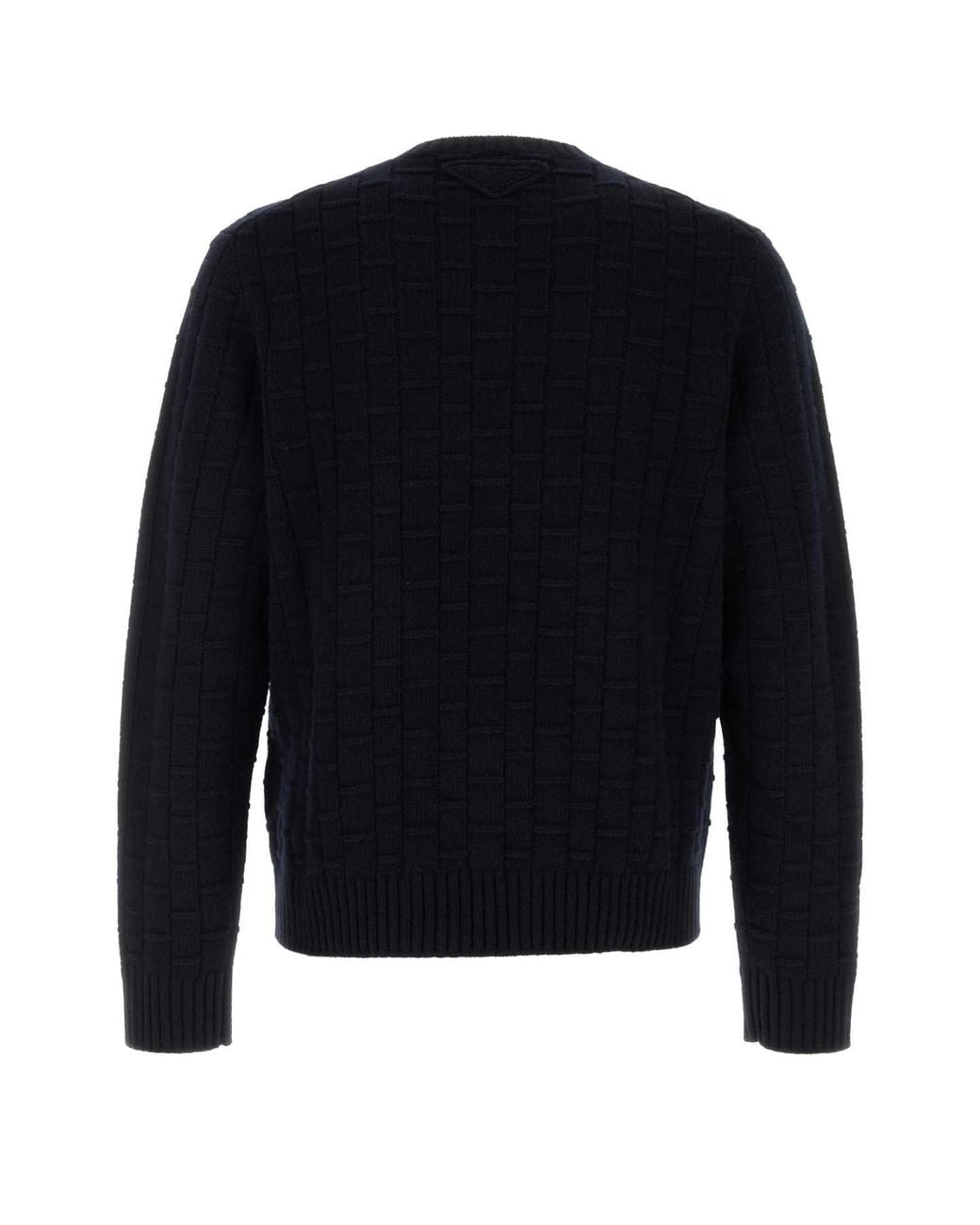 Prada Blue Crewneck Sweater for men