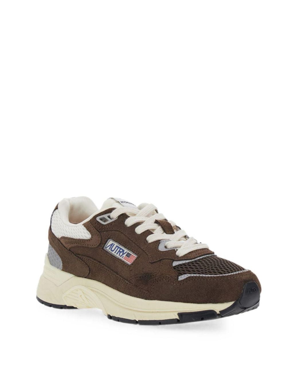Autry Brown Hyperway Low Sneakers