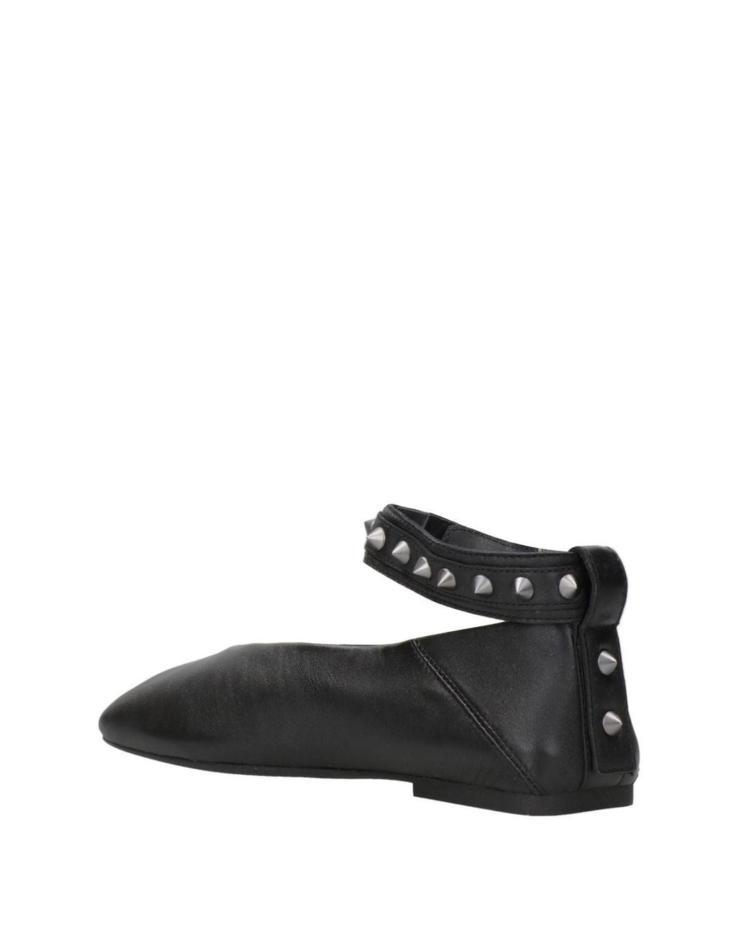 Ash Black Flat Shoes
