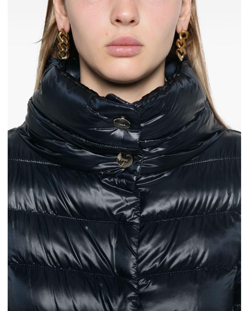 Herno Blue Piumino "A-Shape Amelia"