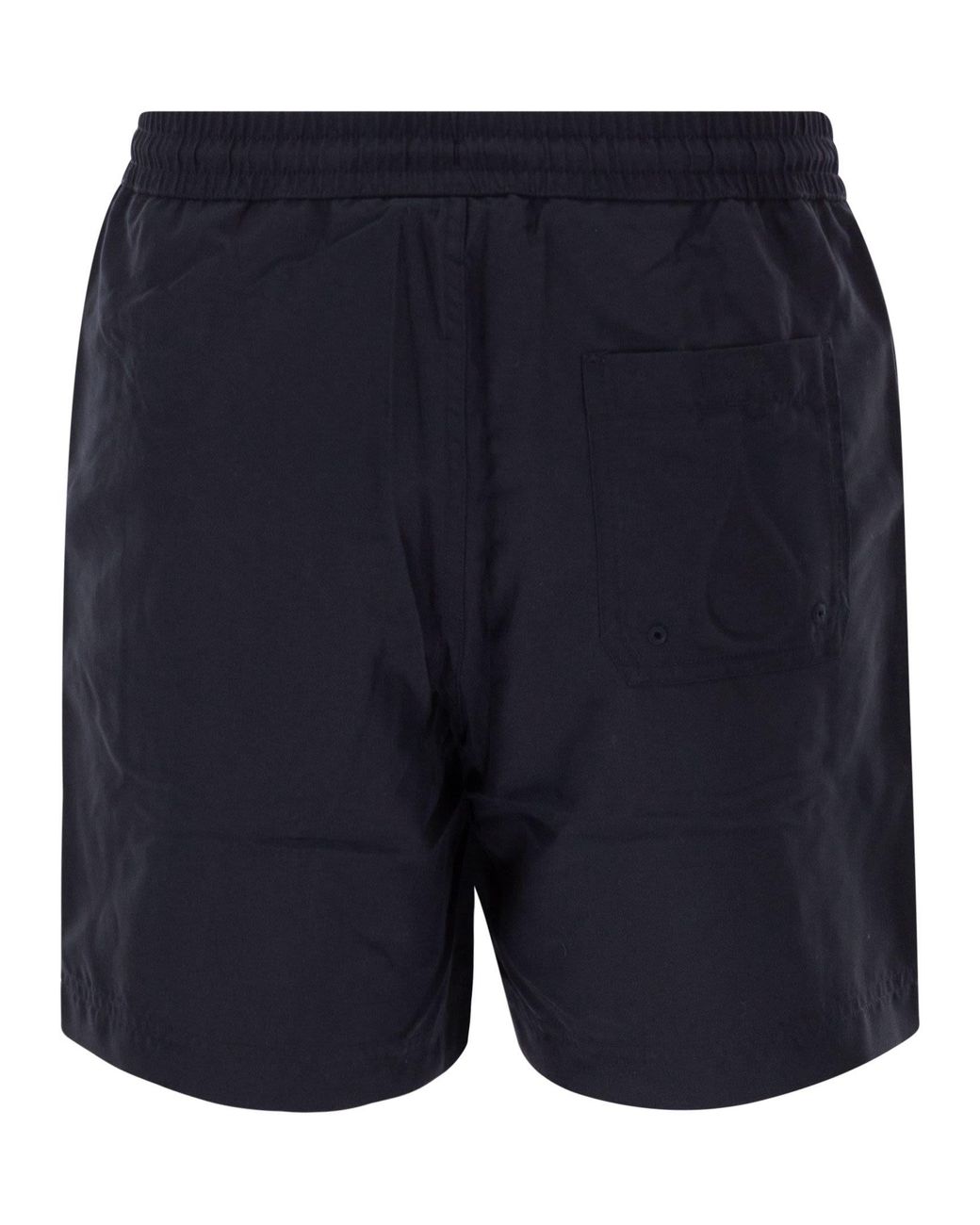 Carhartt Blue Beach Shorts With Logo
