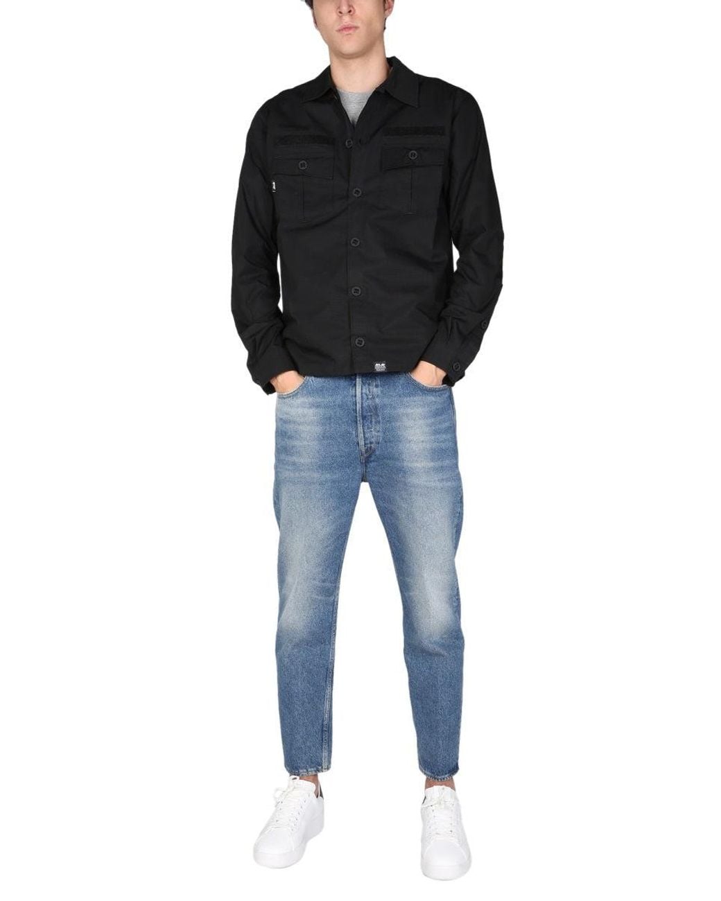 ArkAir Black Utility Shirt for men