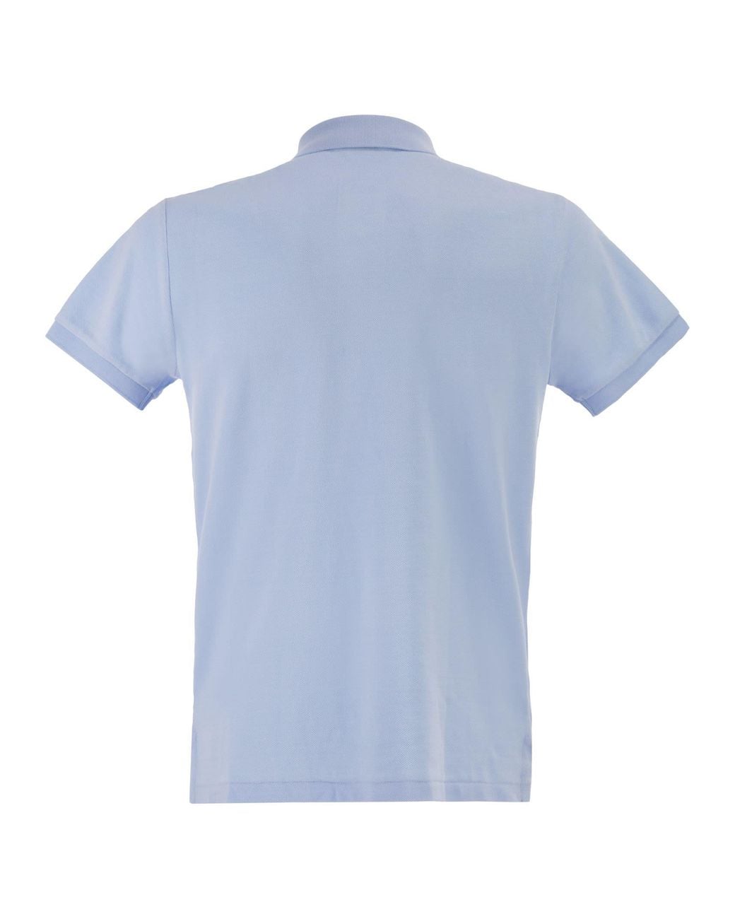 Polo Ralph Lauren Blue Slim Fit Mesh Polo Shirt