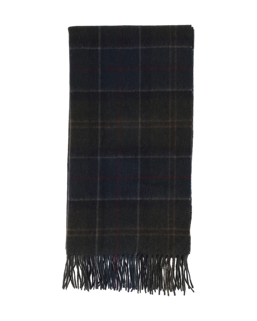 Barbour Black Braden Tartan Scarf