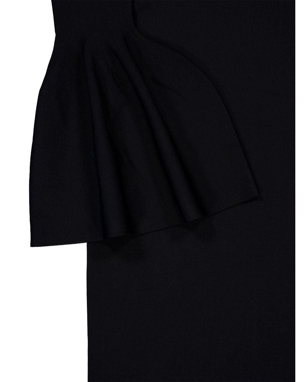 Stella McCartney Black Bell Sleeve Midi Dress