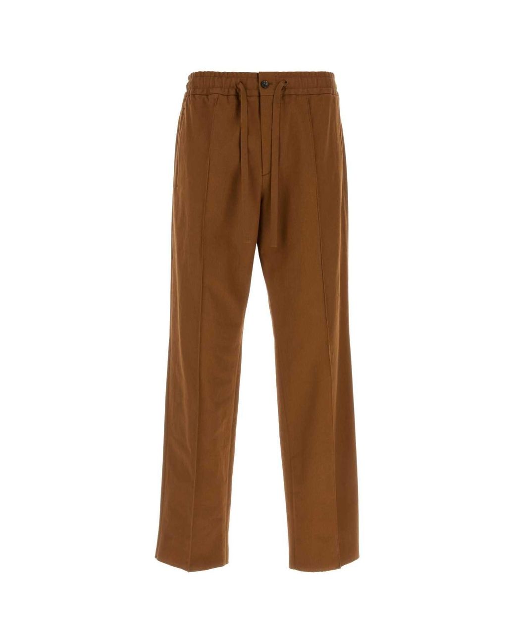 Valentino Garavani Brown Cotton Pant for men