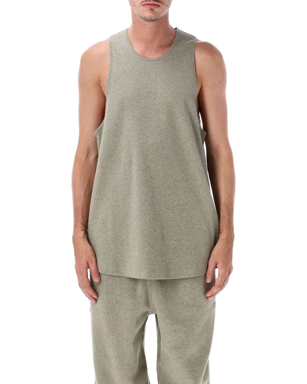 Essentials x Fear Of God Green T Shirts And Polos
