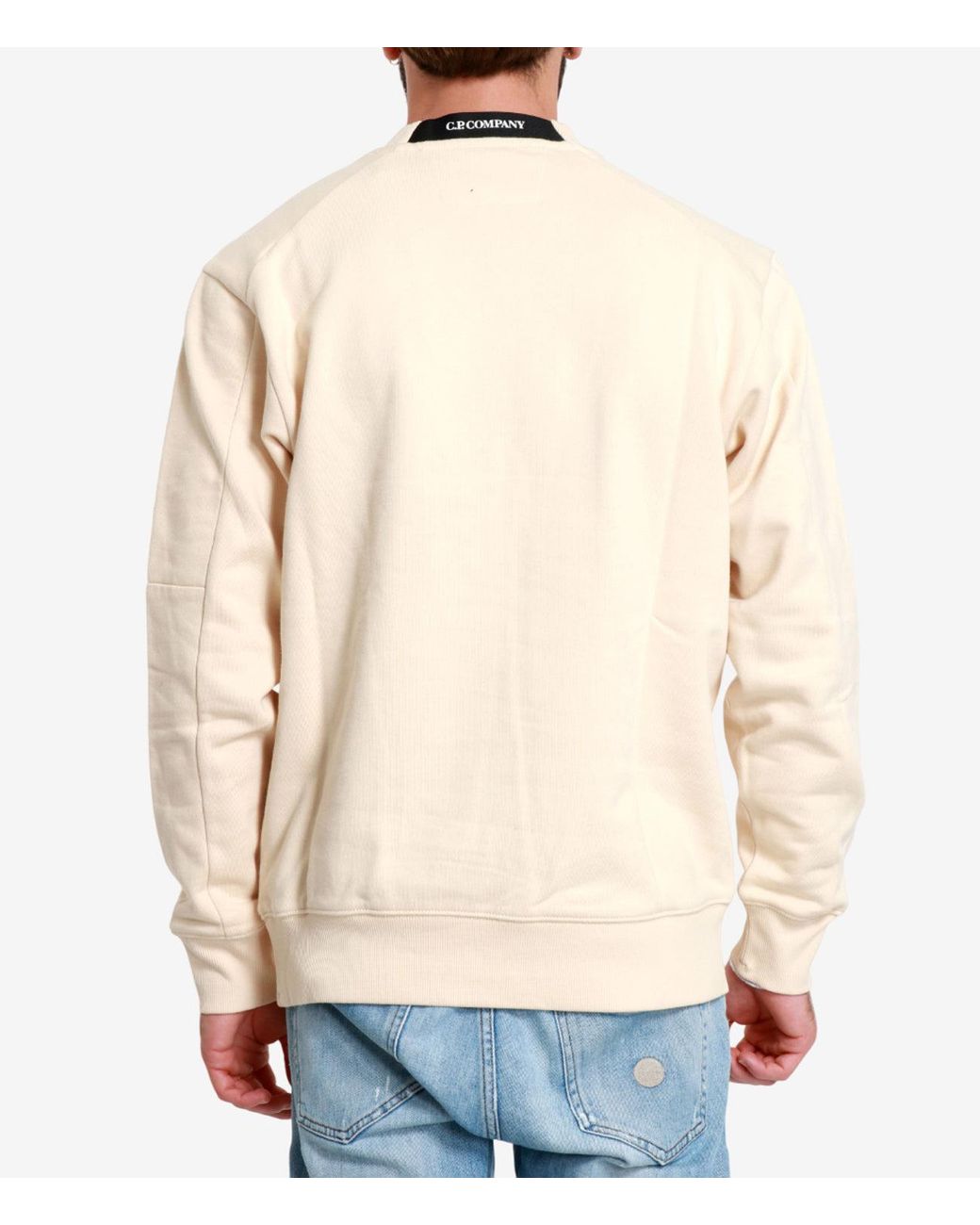 C P Company Natural Sweaters for men