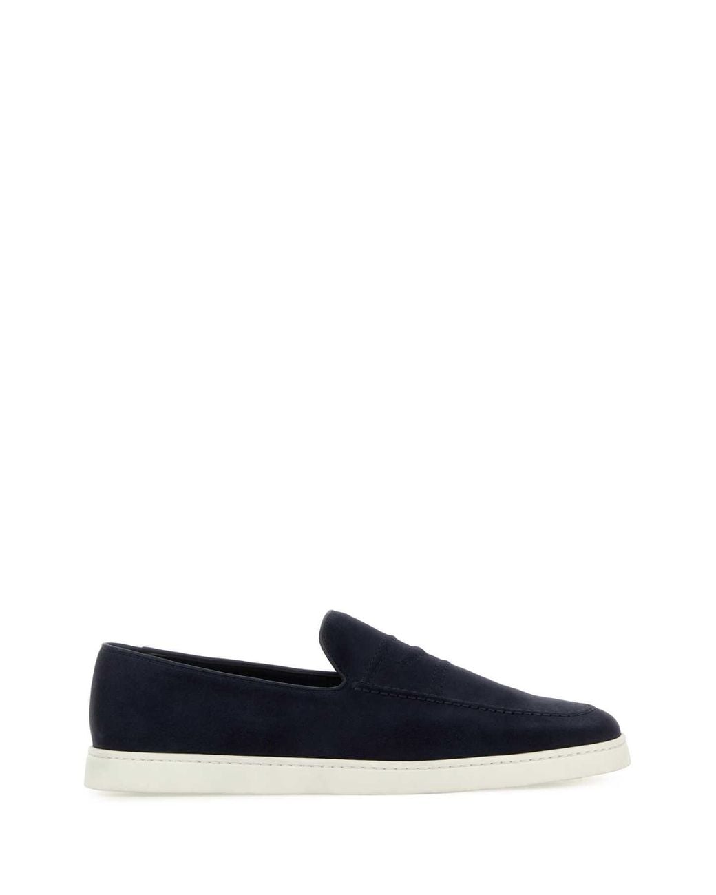 Church's Blue Suede Peebles Loafers for men
