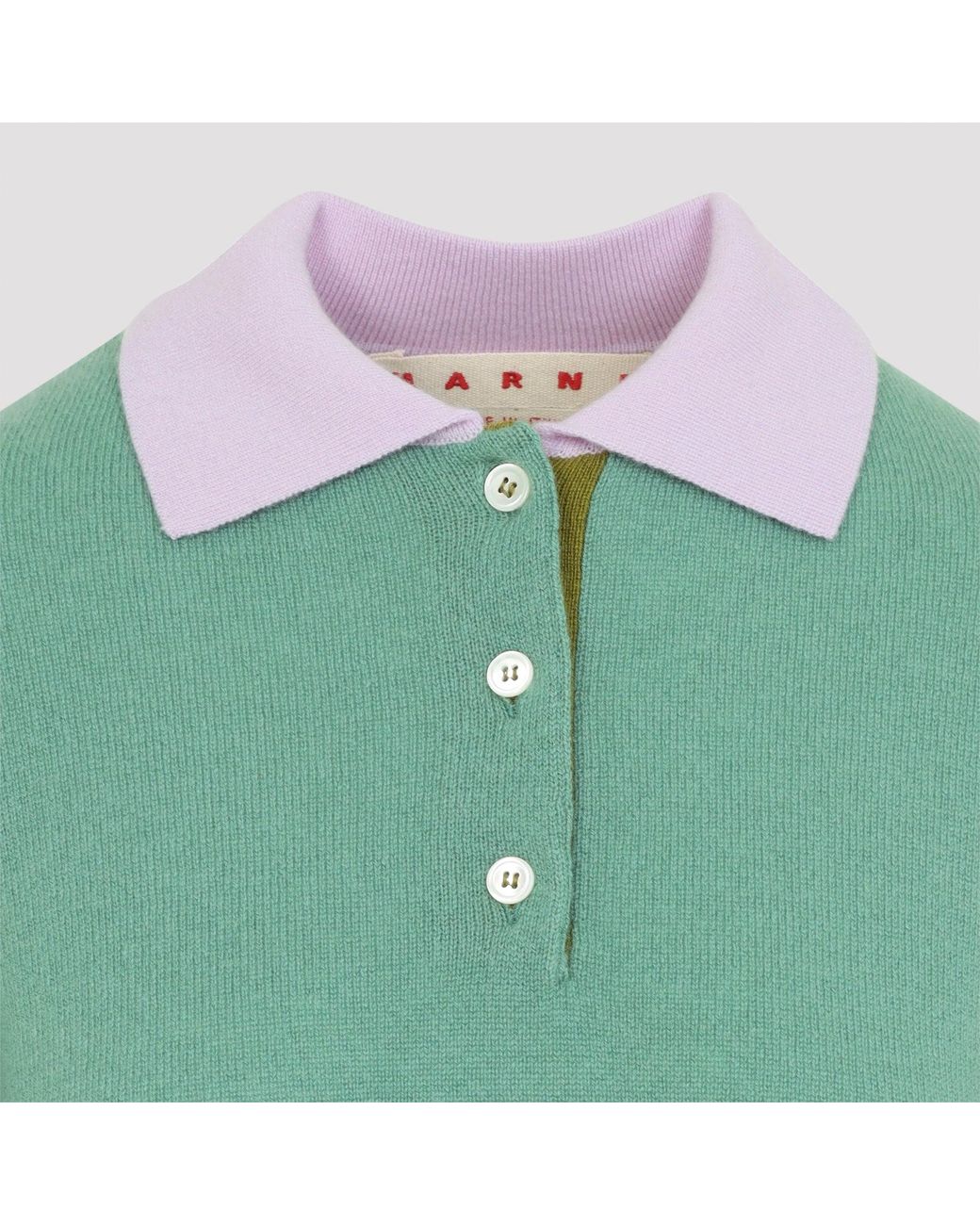 Marni Green Rollkragenpullover
