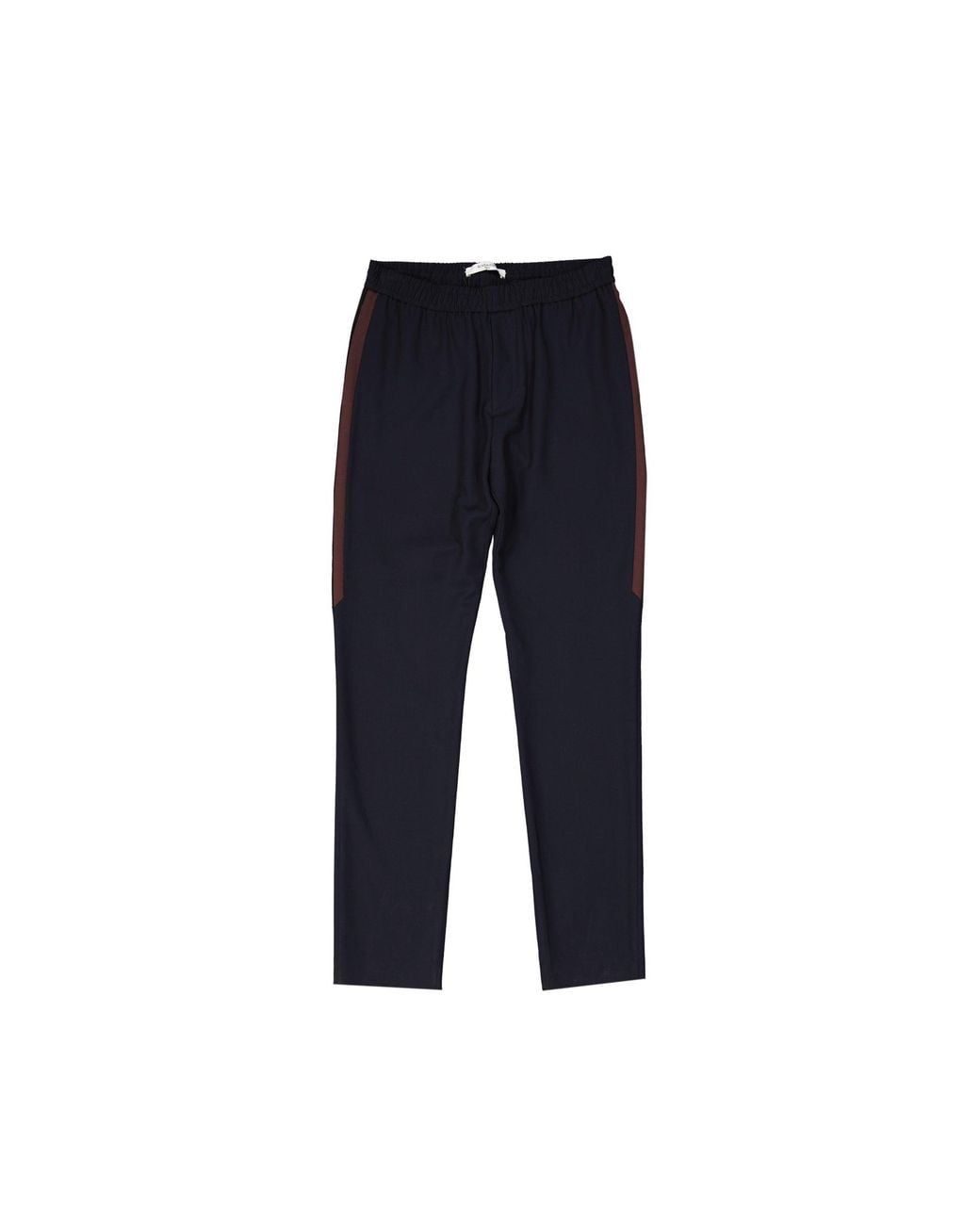Givenchy Blue Striped Side Panel Wool Trousers for men