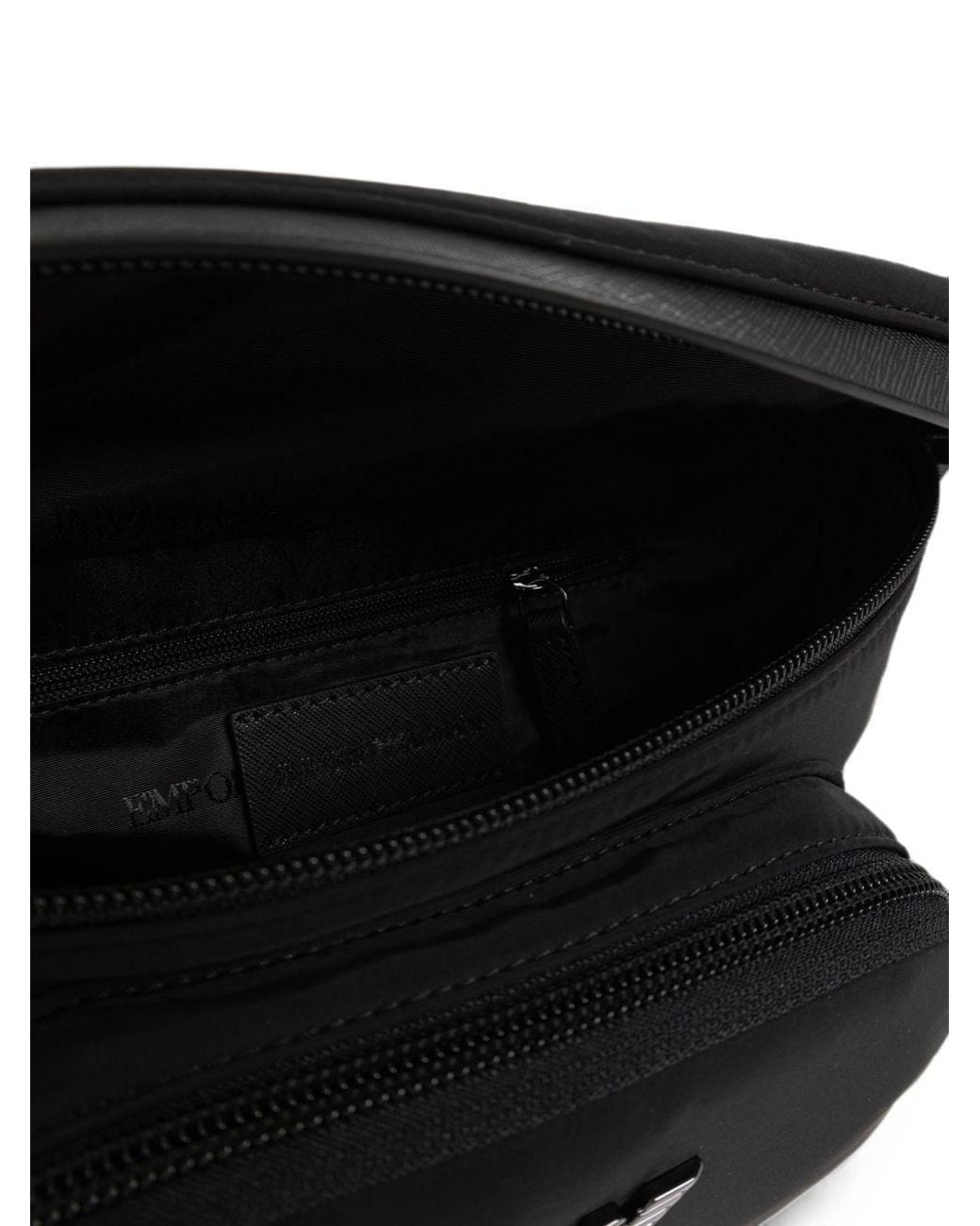 Emporio Armani Black Logo Belt Bag