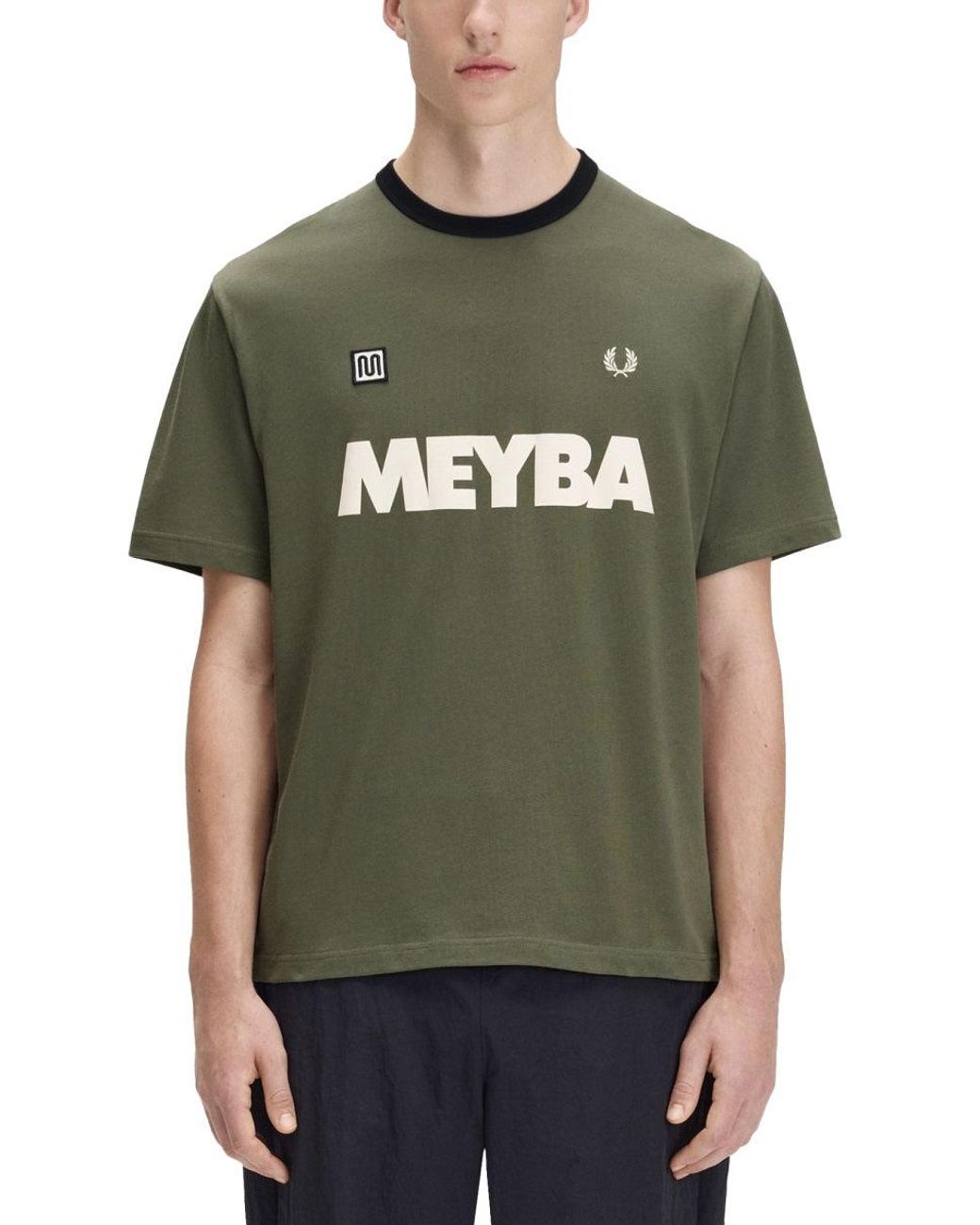 Fred Perry Green T Shirt "Ringer Meyba"