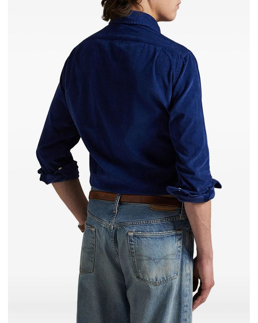Polo Ralph Lauren Blue Long Sleeve Sport Shirt