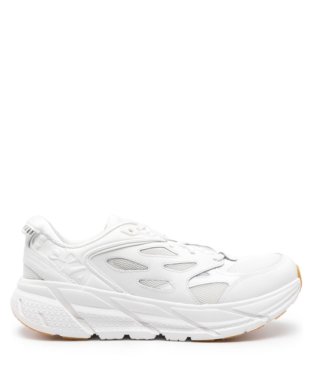 Hoka One One White U Clifton Athletics Shoes for men