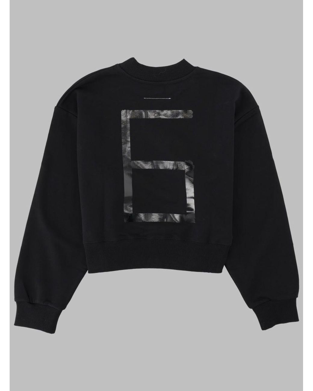 MM6 by Maison Margiela Black Kids Logo Sweatshirt