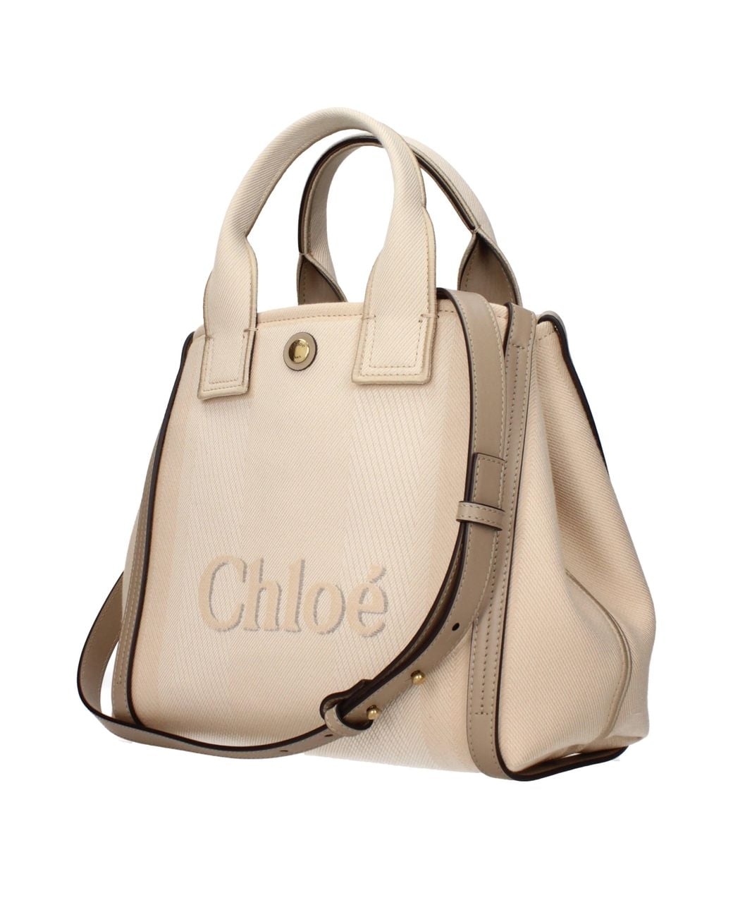 Chloé Natural Handbags Carry A Cloth