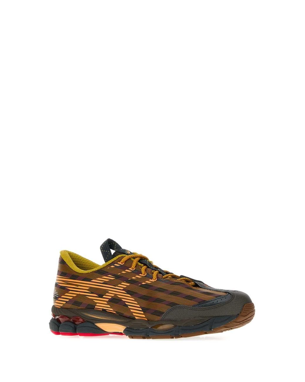 Asics Brown Gel-Sj33 Synthetic Fiber Sneakers