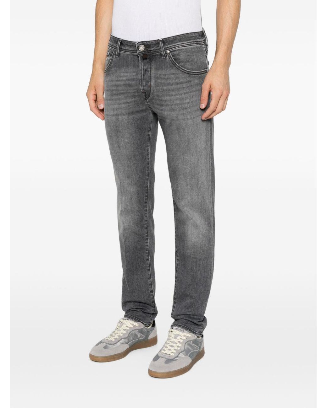 Jacob Cohen Gray Denim Jeans for men
