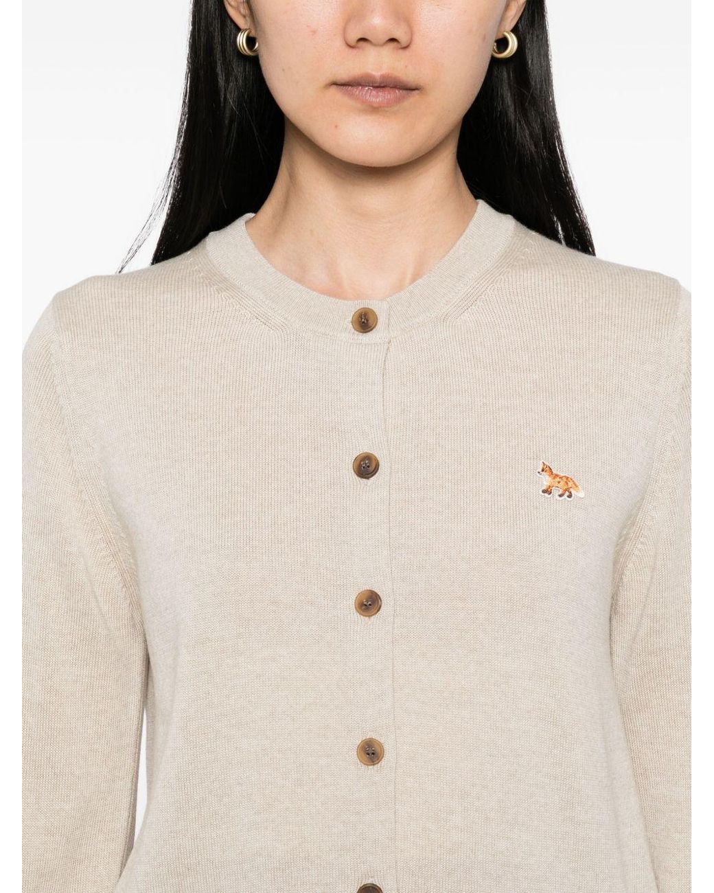 Maison Kitsuné White Maison Kitsune' Sweaters