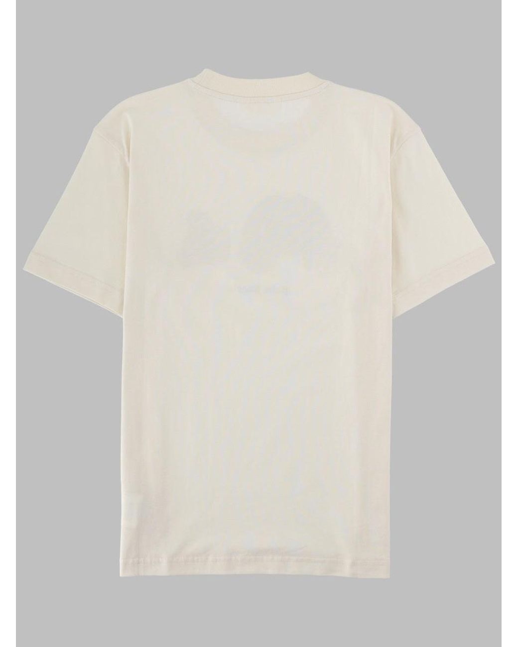 Palm Angels Natural Mini Graphic T-Shirt For Boys