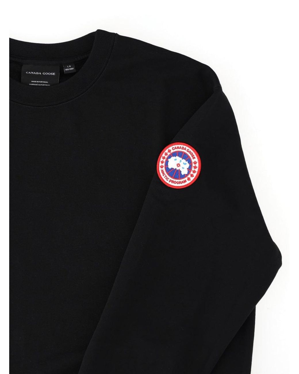 Canada Goose Black 100% Cotton Sweatshirt for men