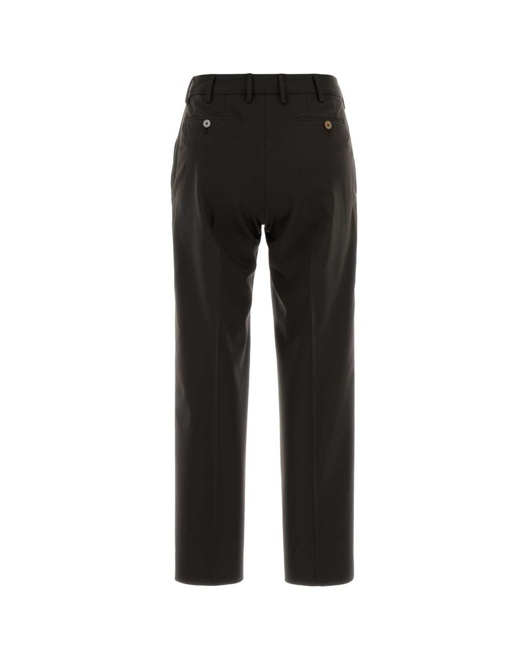 PT Torino Black Stretch Wool Dress Pants