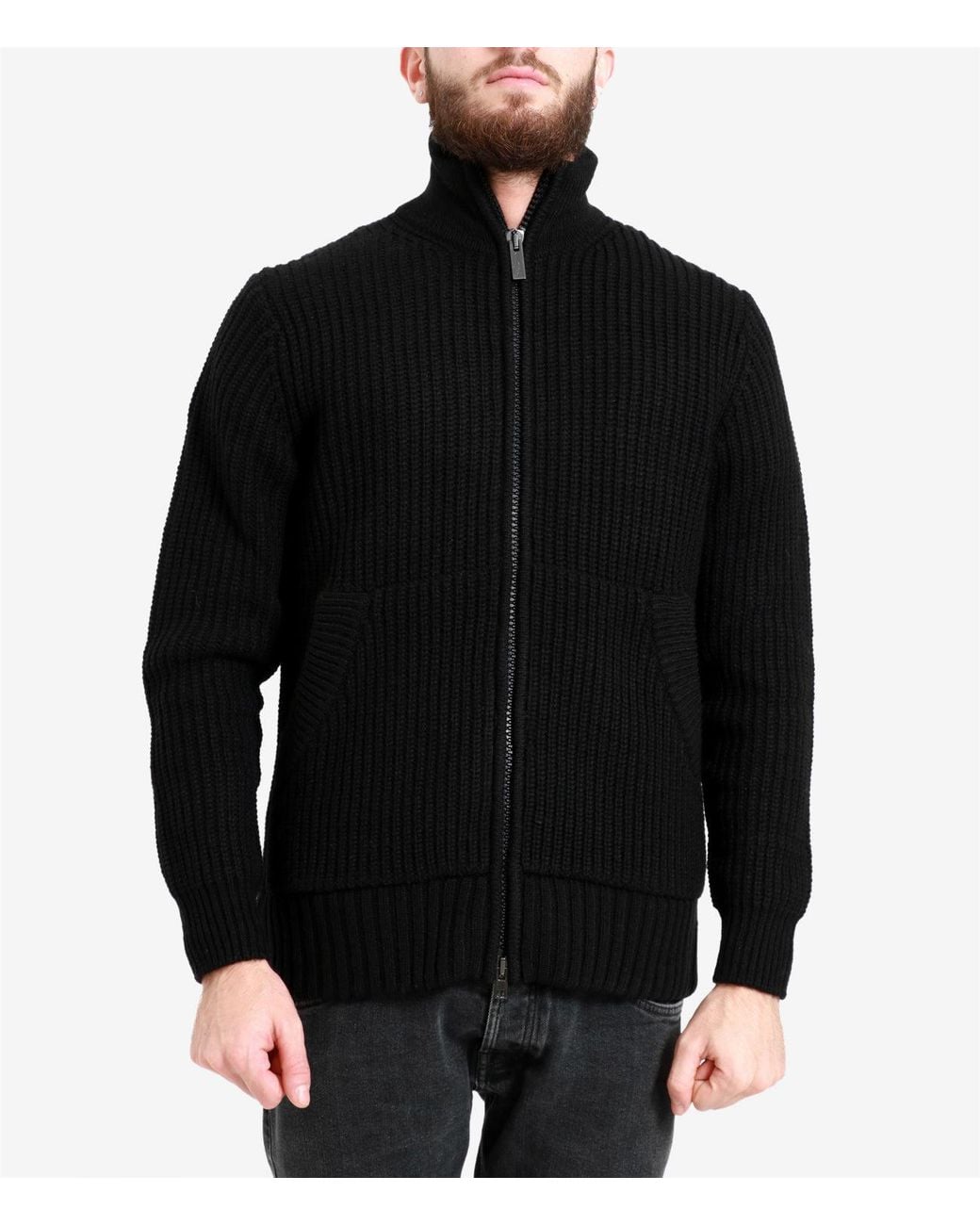 Paolo Pecora Black Sweaters for men