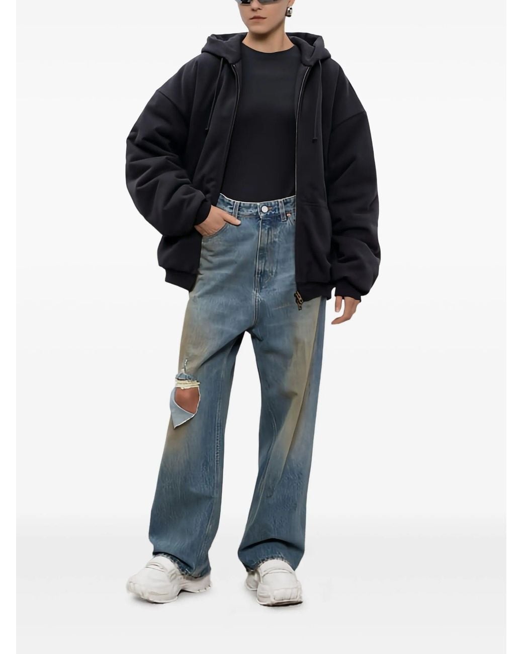 Vetements Black Logo Reworked Fitted Longsleeve