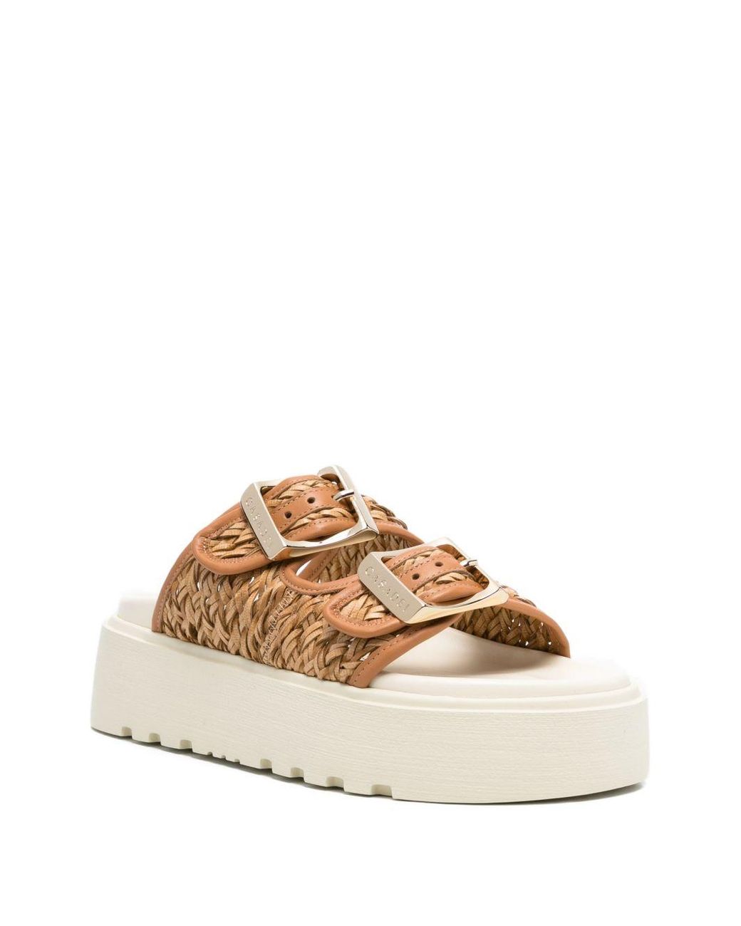 Casadei Natural Birky Suncity Sandals