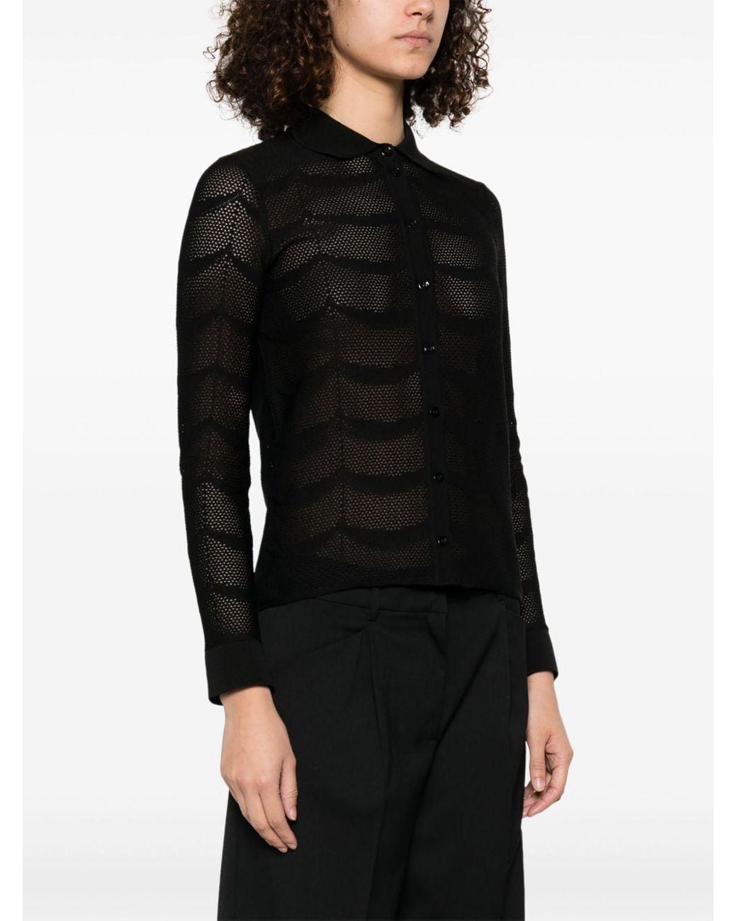 Tom Ford Black Cotton And Silk Shirt