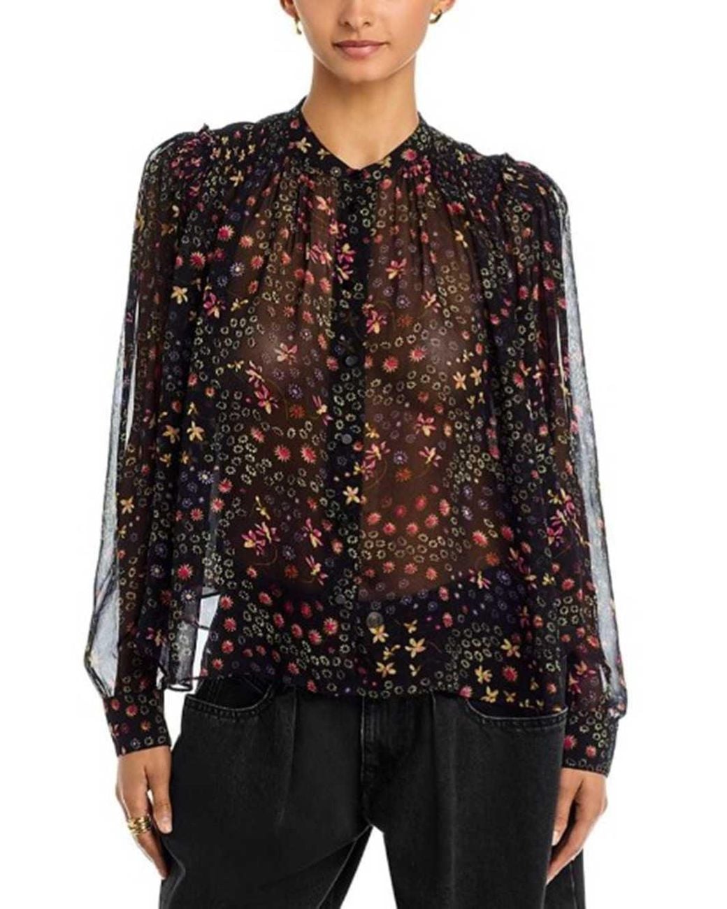 Isabel Marant Black Florine Top