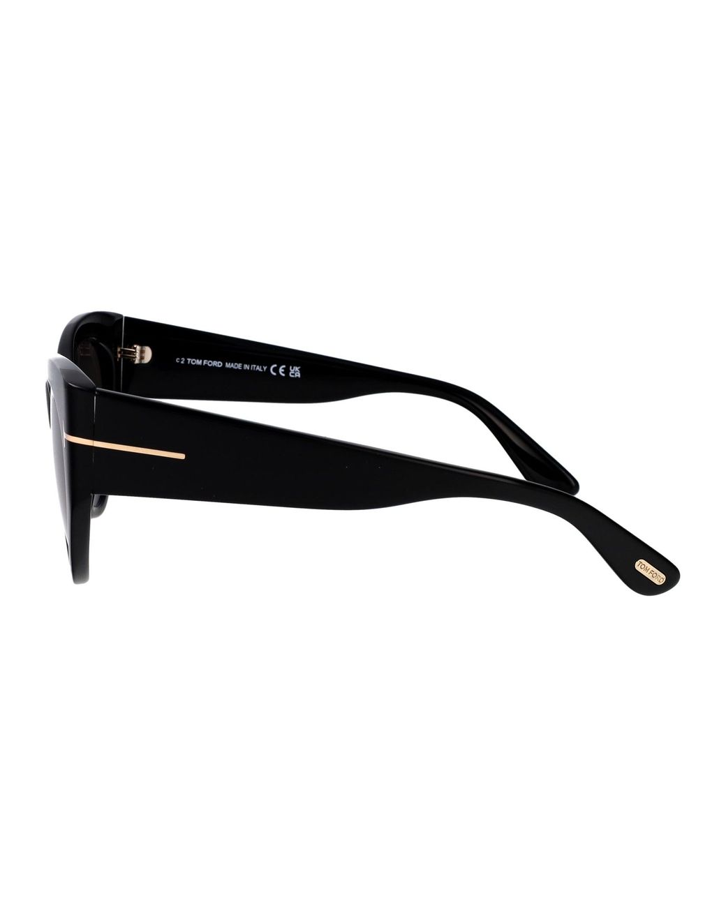 Tom Ford Black Round Sunglasses Ft1416 01 A