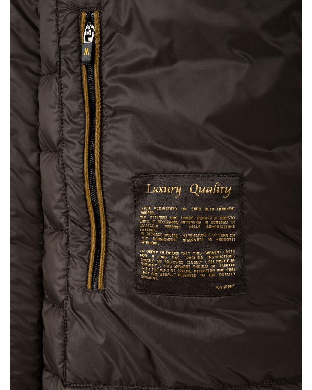 Coats beige Moorer de color Brown