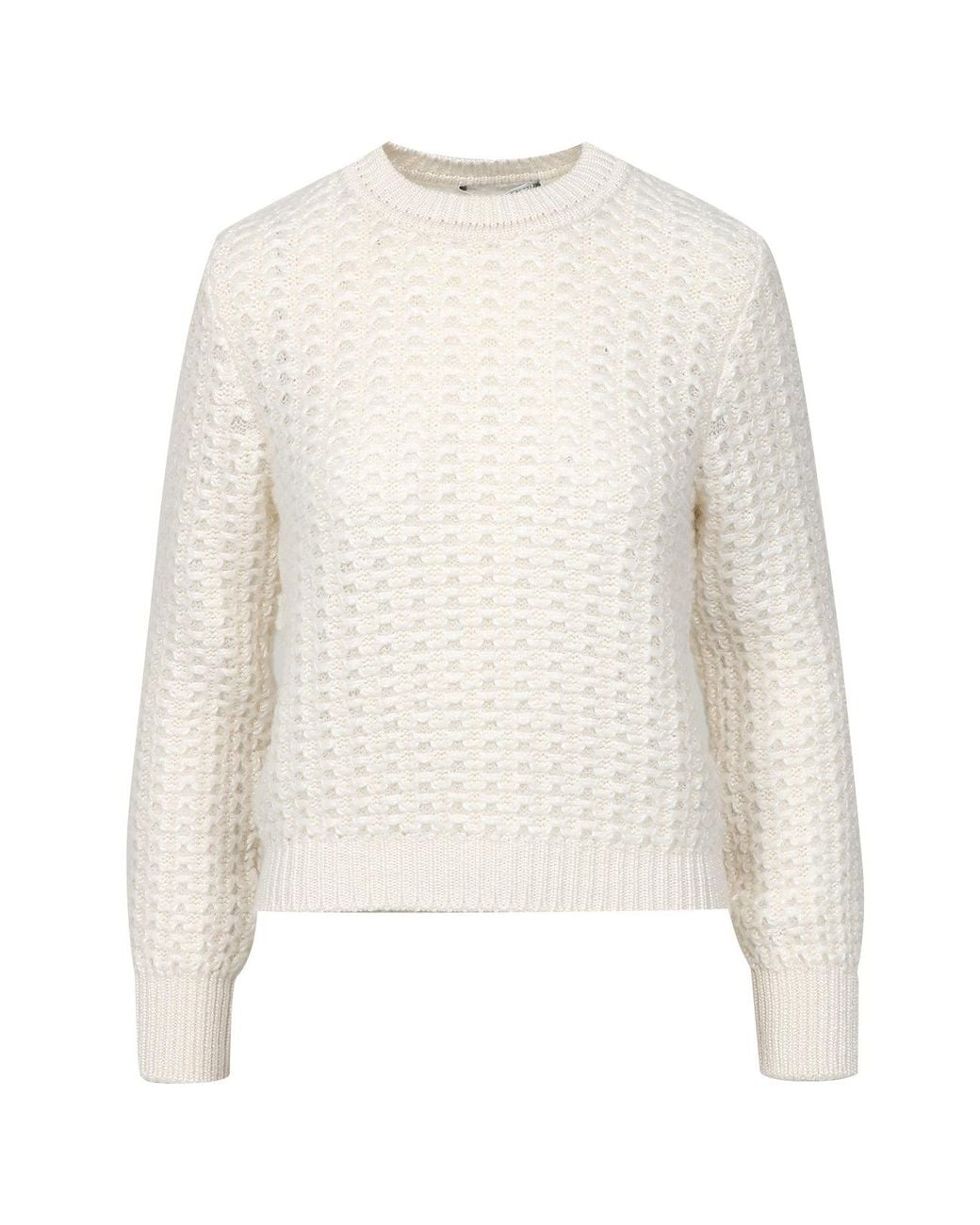 Alberta Ferretti White Sweaters