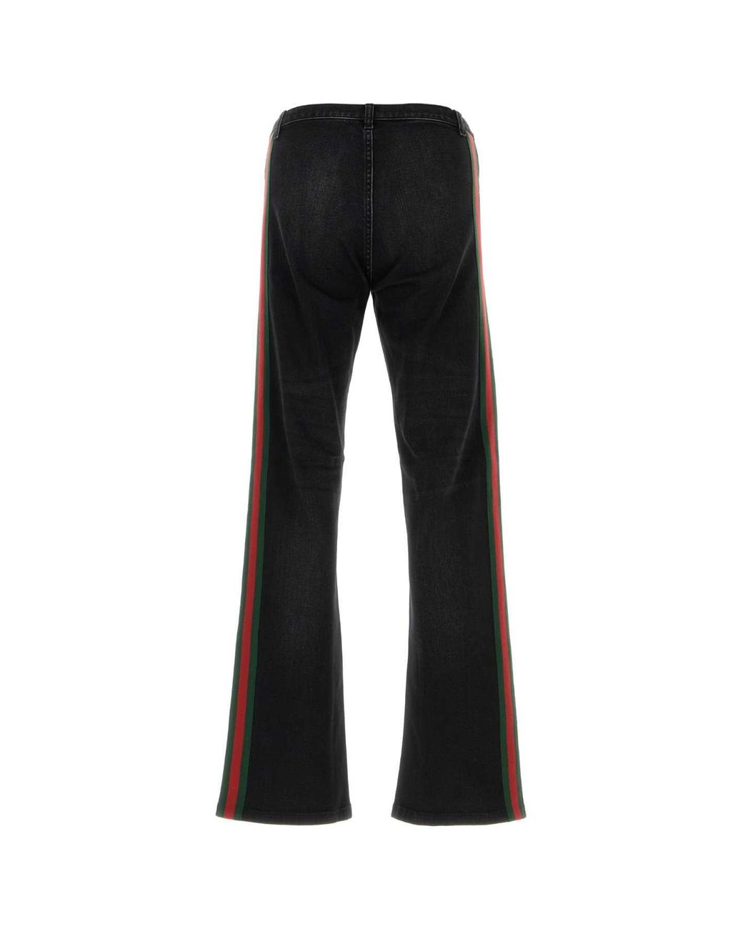 Gucci Black Flared Mid Rise Jeans for men